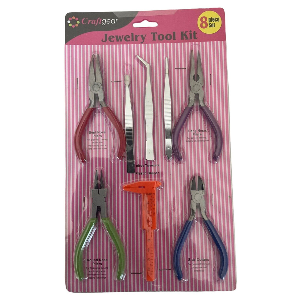 Craftgear 8 Piece Jewelry Tool Set New And Sealed